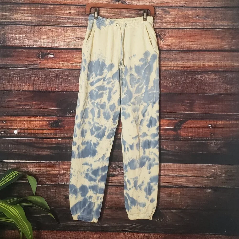 Missguided Sweatpants Size 2 Tie Dye Savage Boho Jogger Pants Elastic Waist